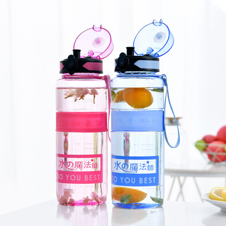1100 large-capacity water cup, sports water bottle, outdoor plastic portable cup, men's and women's direct drinking cup, bouncing space cup