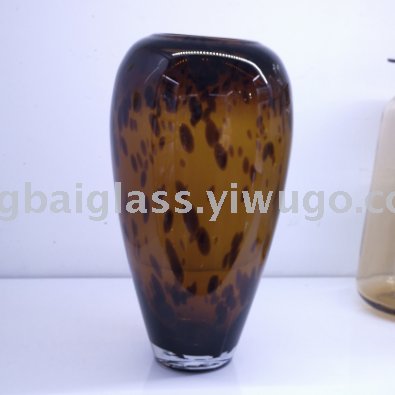 Stained glass decorative vase flower ware home furnishings