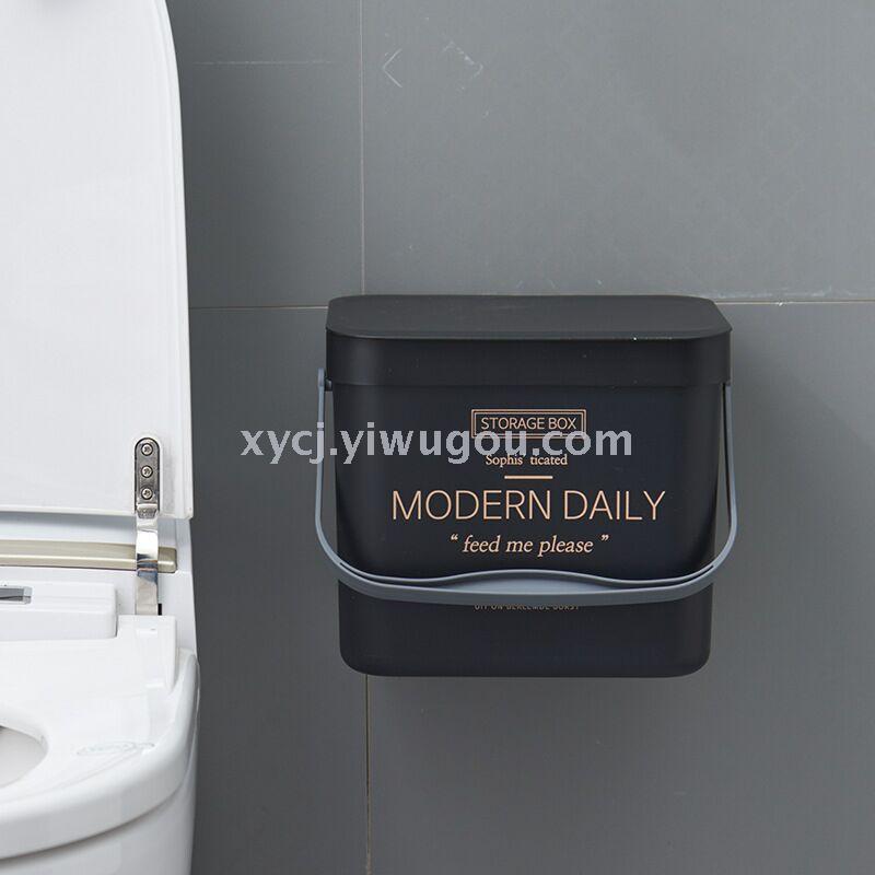 Wall-mounted trash can with handle Specification image
