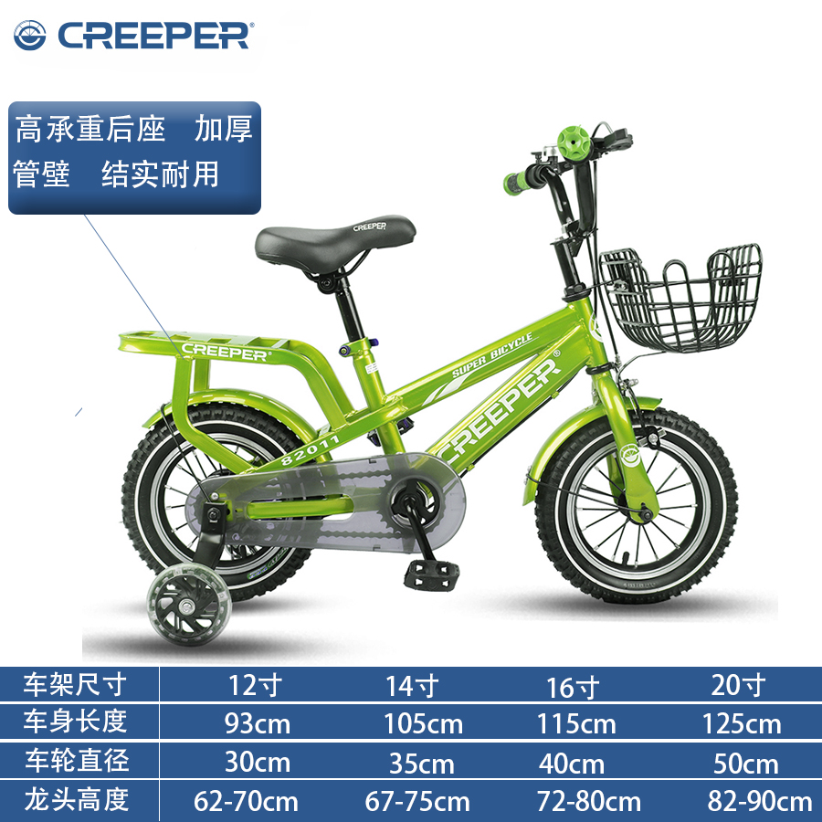 6 Factory direct sales of children's multi-color three-wheeled pedal CREEPER bicycles details Picture