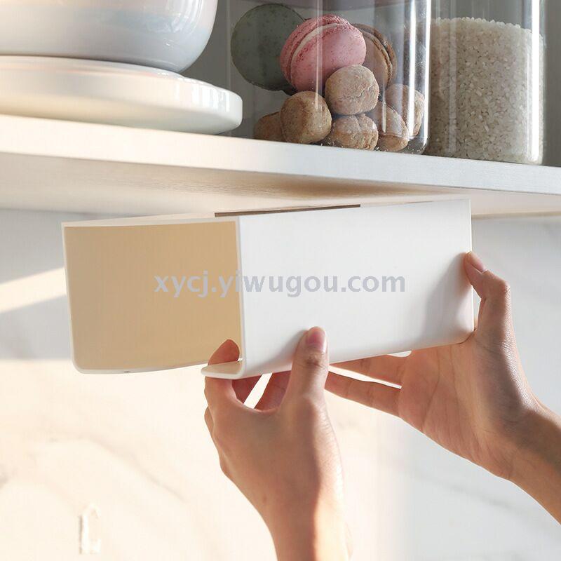 Traceless wall-mounted tissue box details Picture