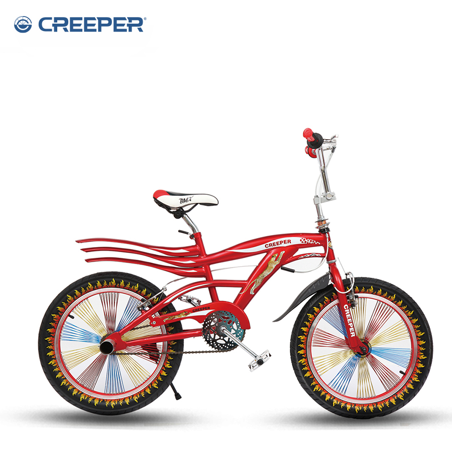 30 Three-tail Fancy Show Acrobatic Bike 16 "20" 24 "spoke aluminum Wheel CREEPER Manufacturer direct Specification drawing