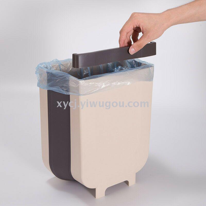 Hanging folding trash can details Picture