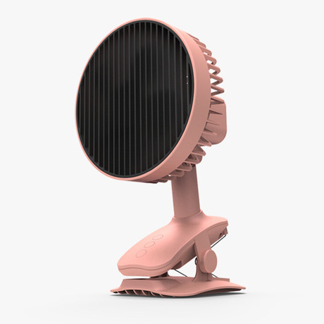 Clip recargable pequeño ventilador silencioso escritorio portátil dormitorio estudiantil sin escobillas gran viento mano de oficina pequeño ventilador eléctrico Item Picture