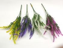 Lavender artificial flower bouquet Long branch artificial flower a decorative flower single branch flower bouquet artificial flower