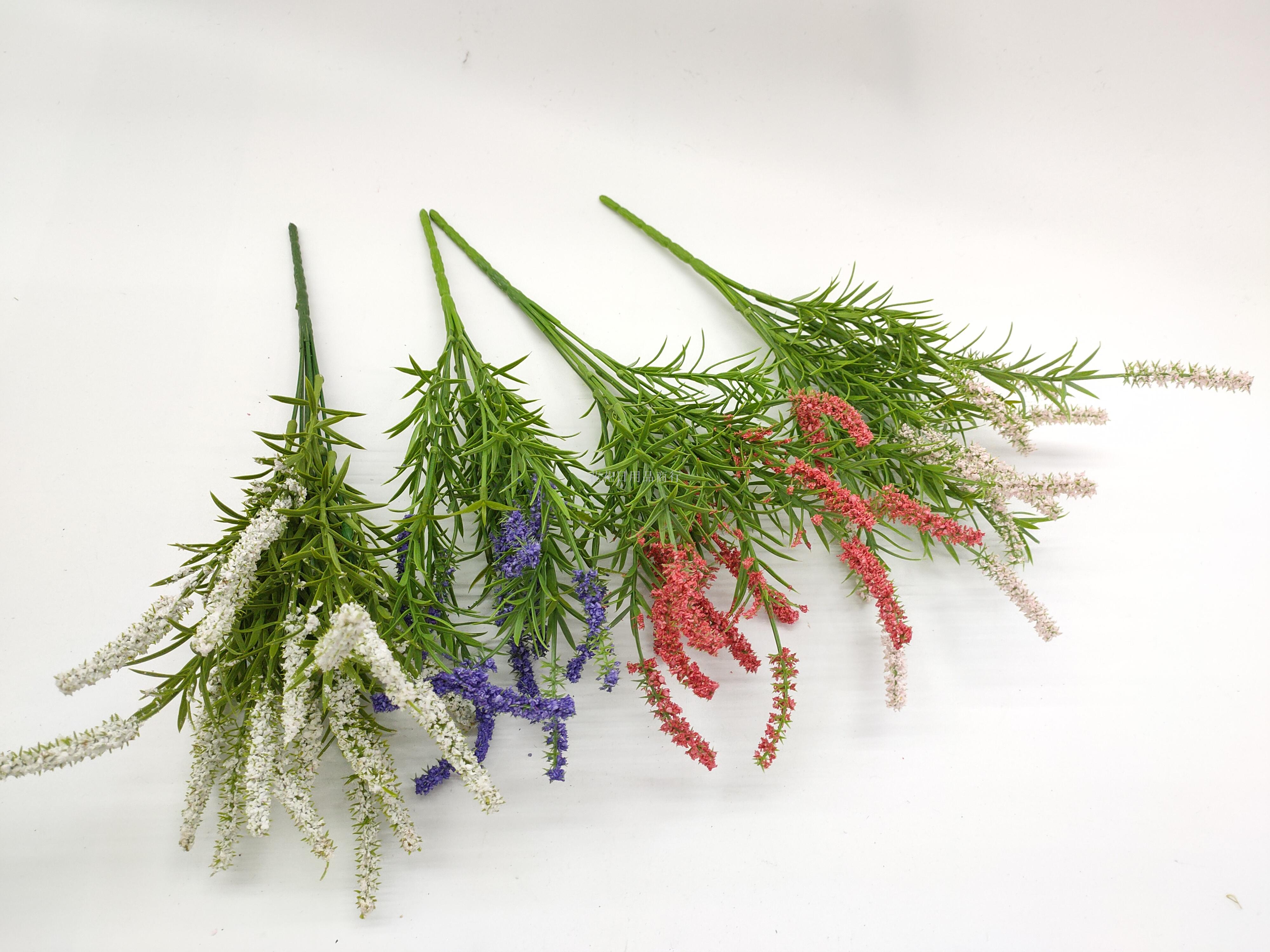 Lavender imitation flower set decoration piece false flower living room decoration table flower home decoration flower bouquet