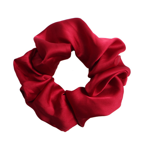 Qiyue Cross-border Supply Amazon colorful hair band, large intestine band, solid color, satin color, T-shaped hair band, headpiece C106 Item Picture