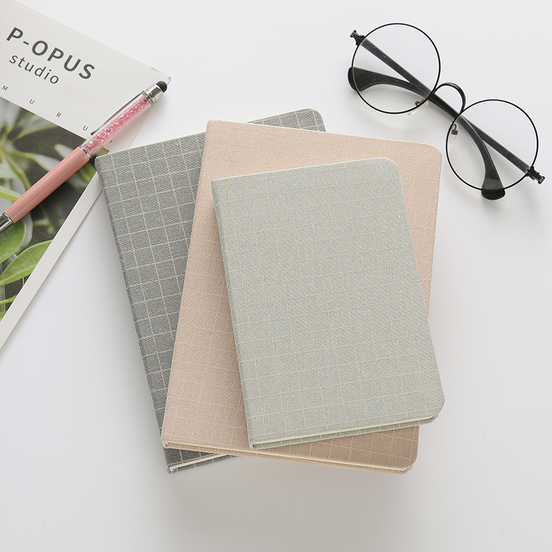 Creative new thickened notebook diary A5, fresh and clean hand-held notebook A6, grid hand-held notebook wholesale Application Scenario
