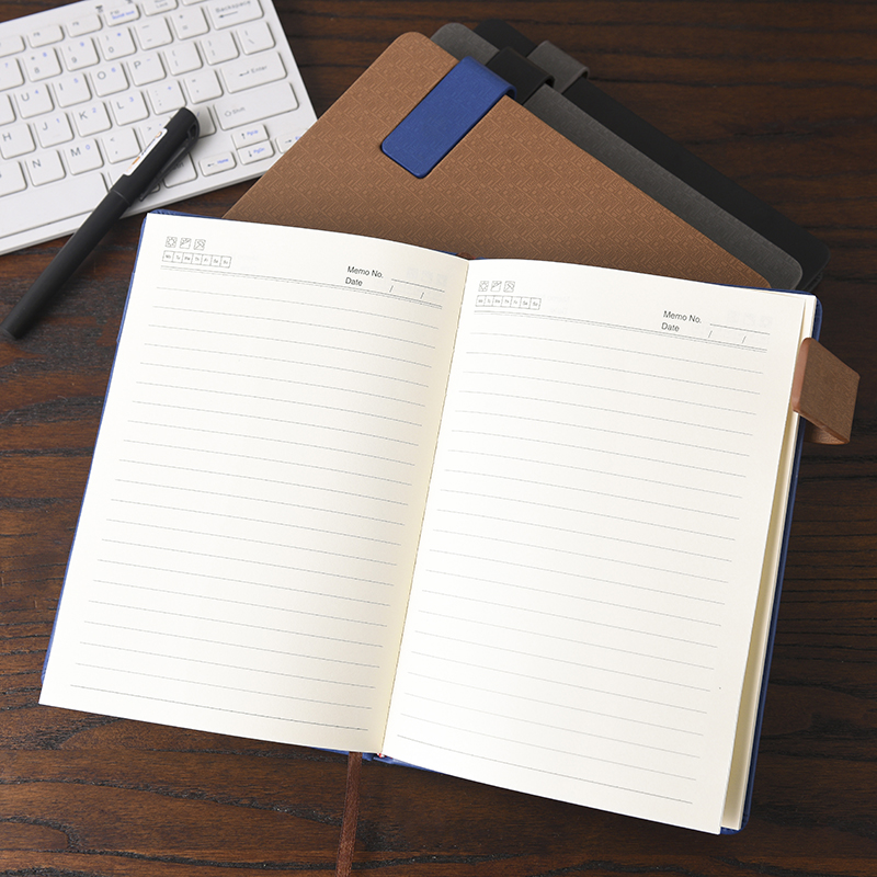 Fabricante personalizado libro de notas creativo business band hebilla PU leather pad a5 diario de cuero con logotipo personalizado Item Picture
