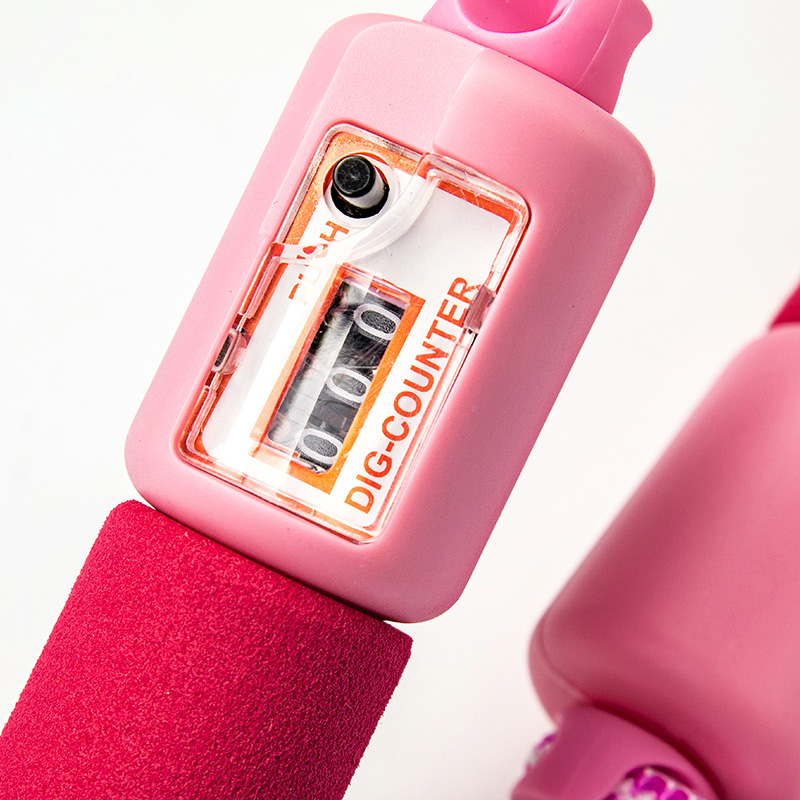 6226 Factory direct sales skipping rope competition, high school entrance examination training special sponge cover antibacterial sweat-absorbing counting skipping rope Specification image