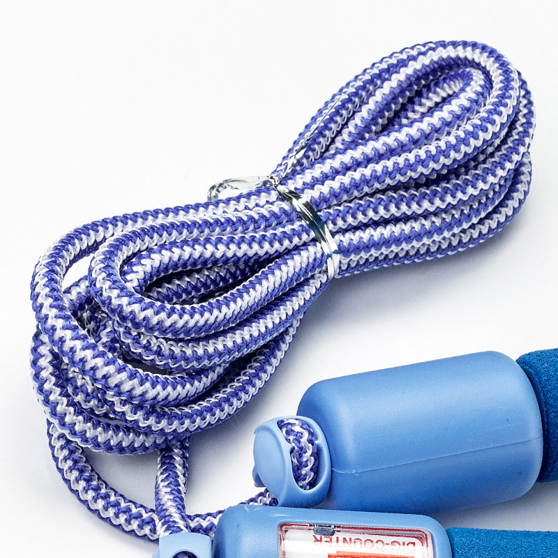 6226厂家直销跳绳比赛中考考试训练专用海绵套抗菌吸汗计数跳绳详情图2