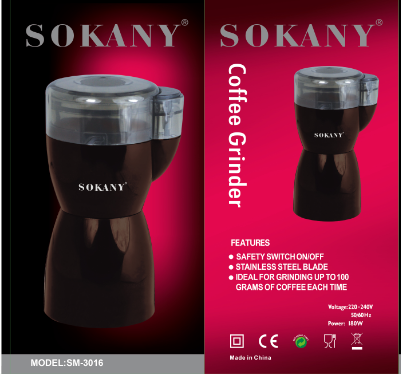 Multi-functional small household 304 stainless steel portable coffee grinder, coffee bean grinder