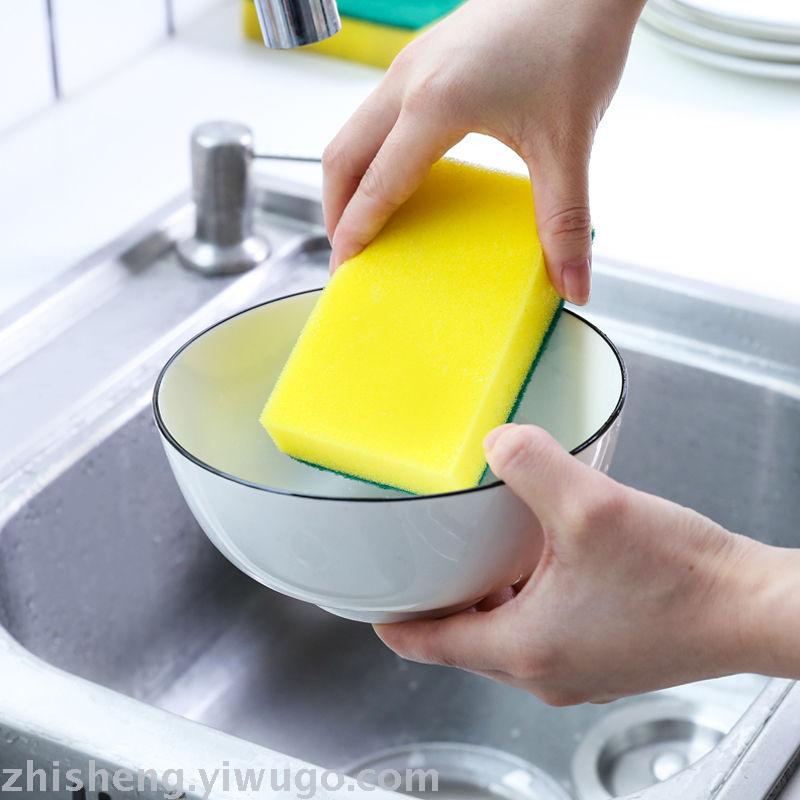 Dishwashing cloth, dishwashing sponge, magic sponge, dishwashing tool, non-stick dishwashing sponge, scouring pad details Picture