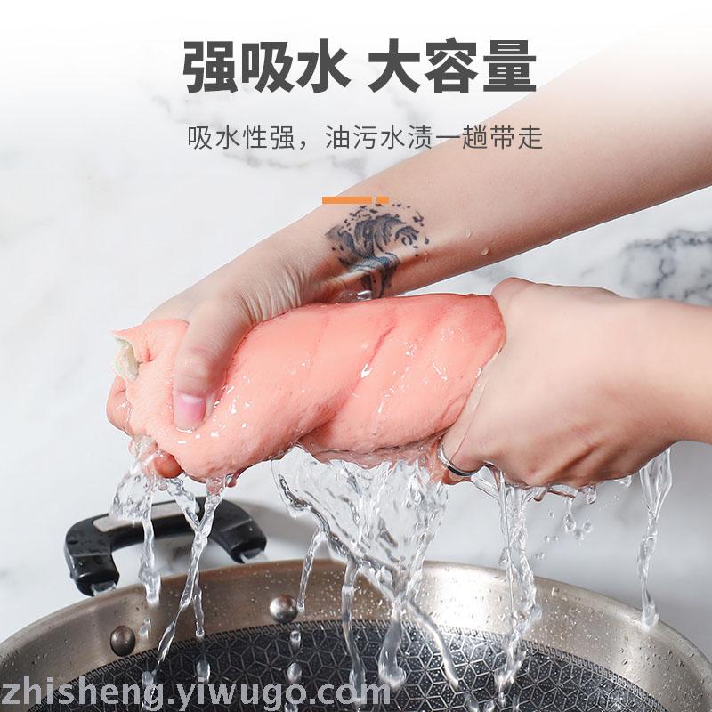 Non-stick oil cleaning cloths, kitchen absorbent cleaning cloths for wiping tables and dishes, non-shedding dishwashing cloths, hand towels, scouring pads, cleaning cloths Application Scenario