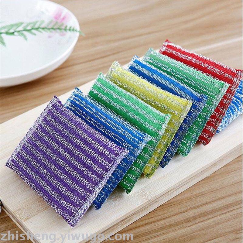 Super affordable dishwashing sponge scouring pad cleaning set, kitchen cleaning cloth magic tool, enlarged set details Picture