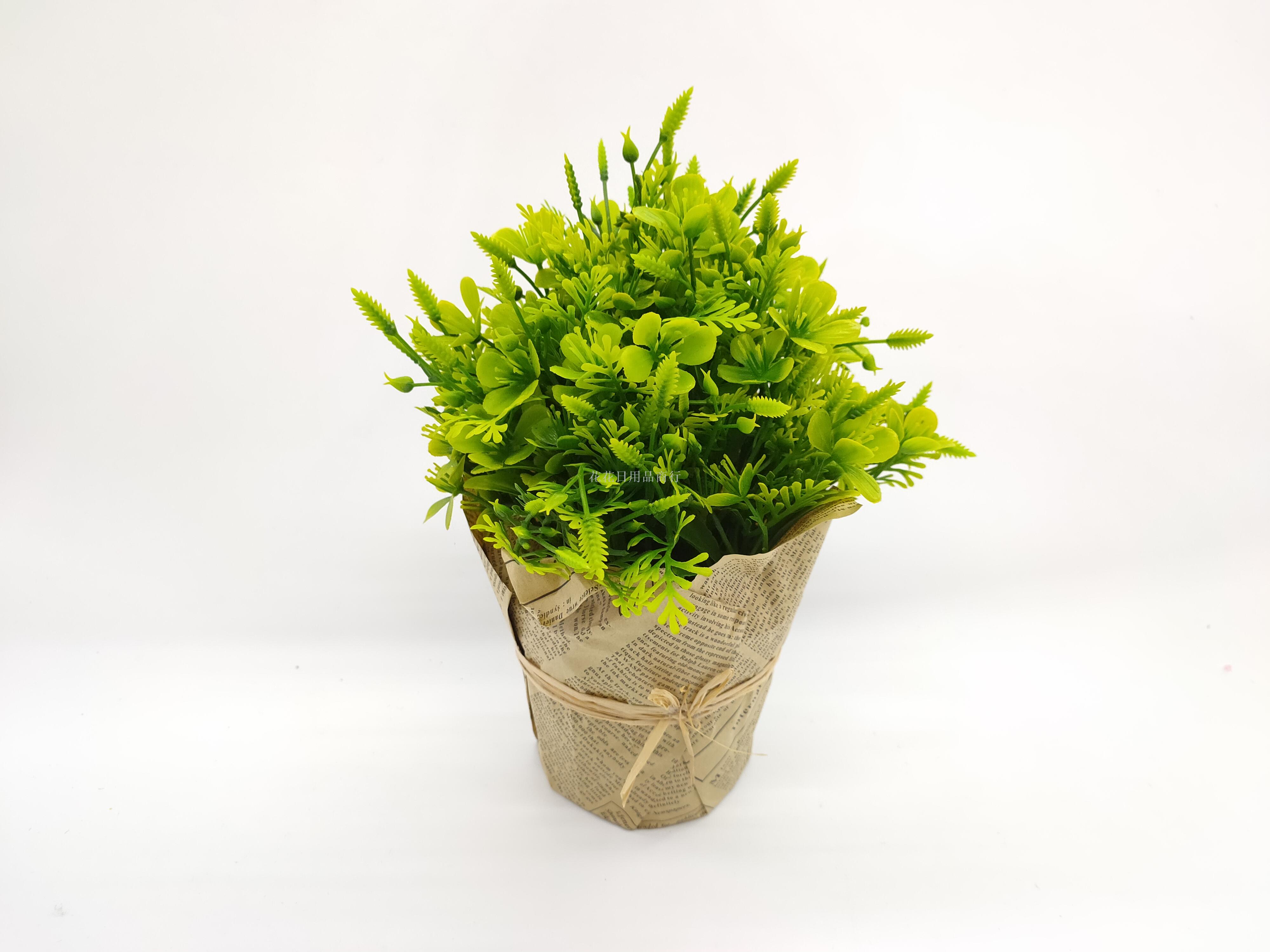 仿真盆栽实物图