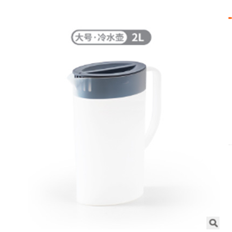 Japanese-style plastic covered cold water bottle, summer juice cup, Nordic large-capacity household water cup, cold water bottle Item Picture