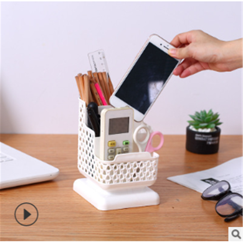 Simple and creative home desktop storage box, multi-functional desktop sundries storage basket Specification image