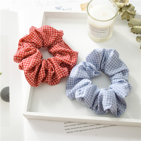 Cross-border new Japanese and Korean version large intestine circle, hair band, female office lady commuting bun, hair tie, hair accessory Specification drawing