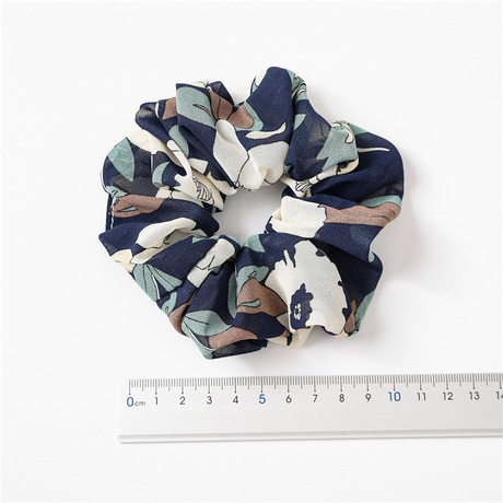 Cross-border 2018 New fabric hair band, elastic large intestine band, Amazon AliExpress women's hair accessory Specification drawing