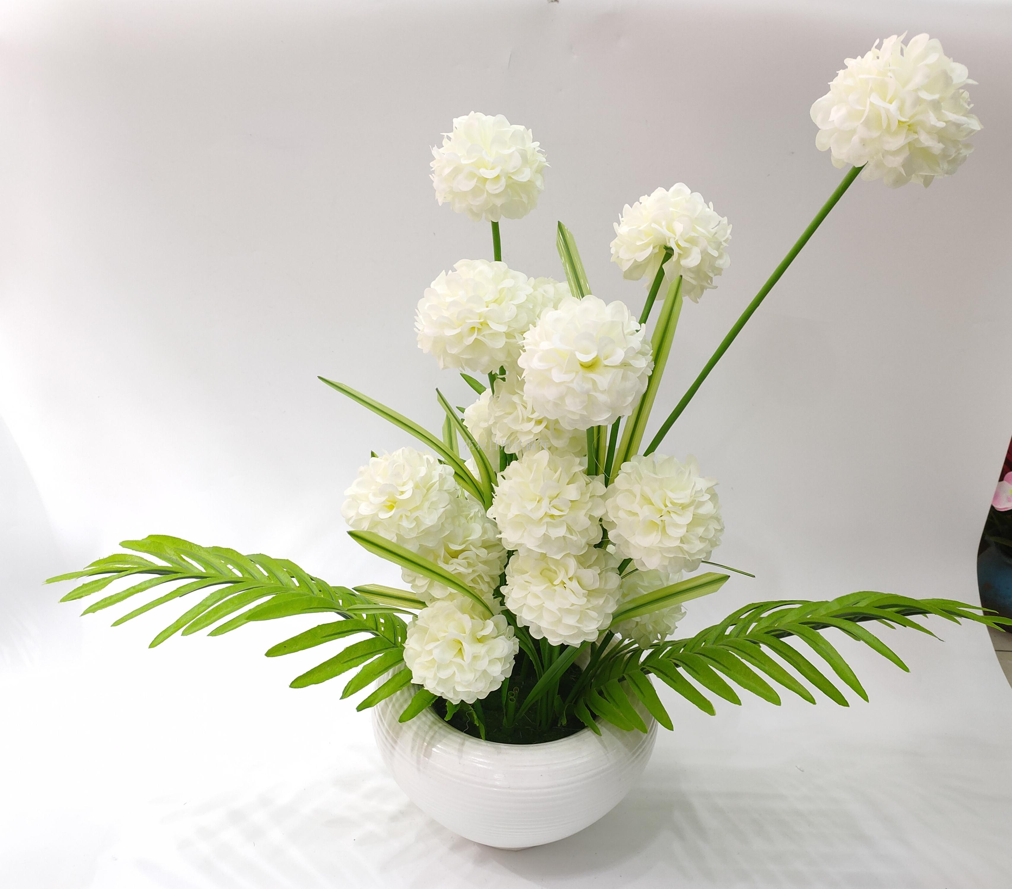 仿真花手感蝴蝶兰盆景盆栽花艺客厅桌面装饰花艺摆件