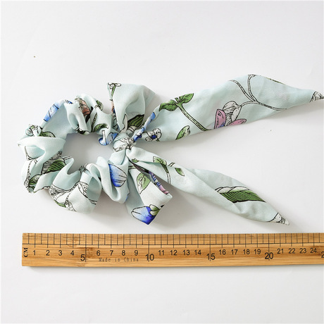 Wholesale factory of 2019 new style ponytail tassel knots, large intestine rings, hair bands, long bow ties, ribbon hair accessories Application Scenario