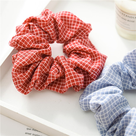 Cross-border new Japanese and Korean version large intestine circle, hair band, female office lady commuting bun, hair tie, hair accessory details Picture