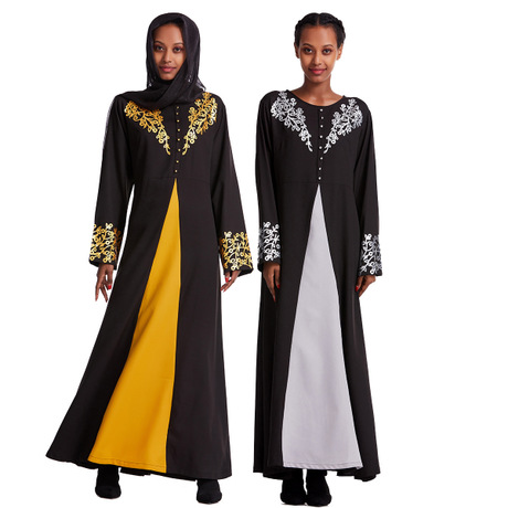 Muslim women's dress, Muslim clothing, Middle Eastern women's skirt, Arab robe dress TH932