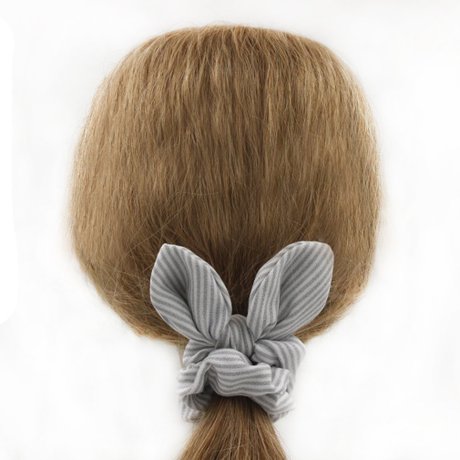 Wholesale of new cross-border Japanese and Korean high-elasticity hemp strips, large intestine rings, hair rings, steel wire knots, rabbit ear head rings from the manufacturer Specification drawing