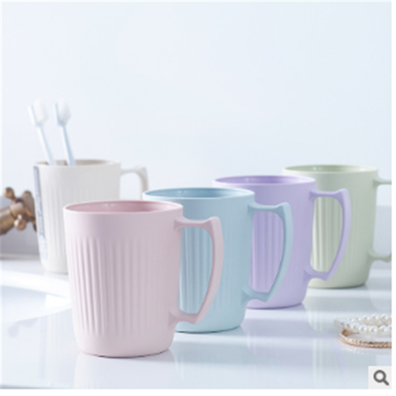 Mouthwash cup, creative plastic brushing cup, solid color cup Specification image