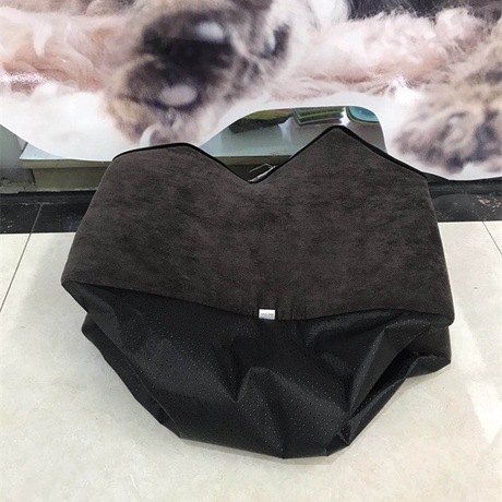 Practical, detachable and washable pet house with zipper, double-roof pet villa, terraced house with bed pad, dog bed, dog house Item Picture