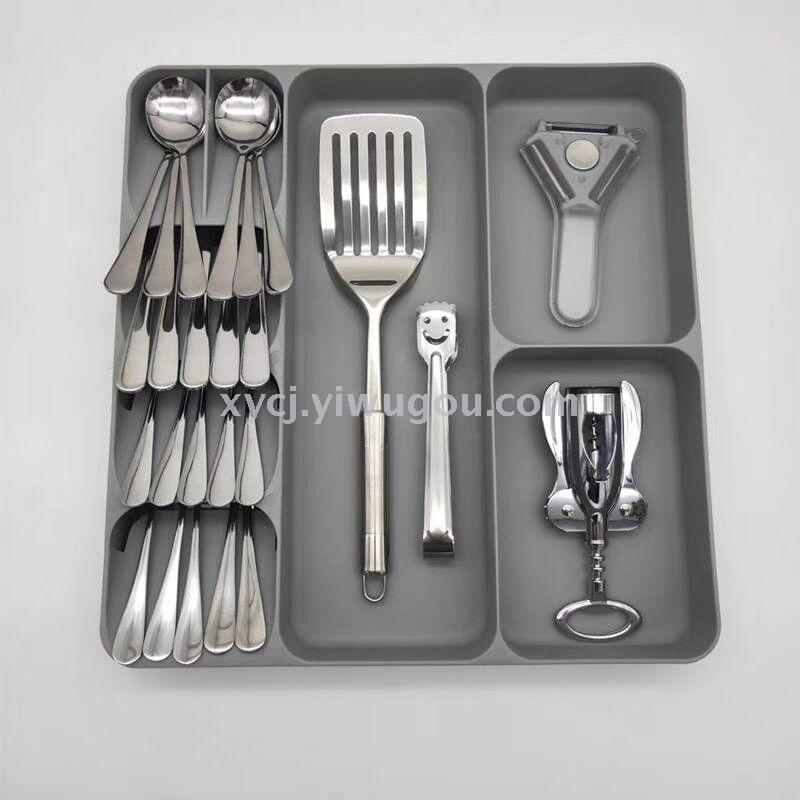 Tableware storage kitchen drawer type