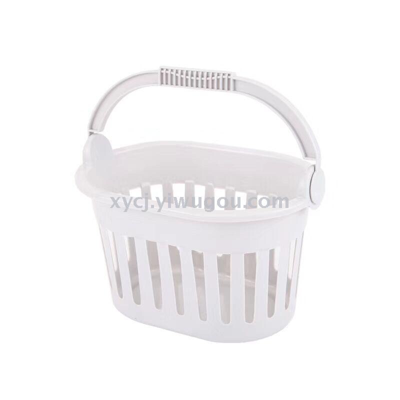 Plastic portable storage basket for the bathroom Item Picture