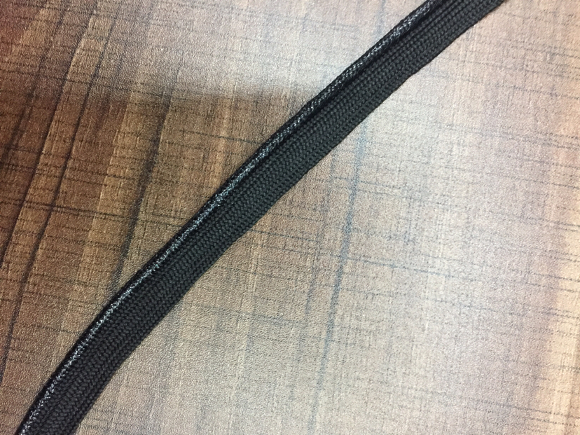 Black in-stock clothing and home textile accessories with a width of 1cm for both mother and child details Picture