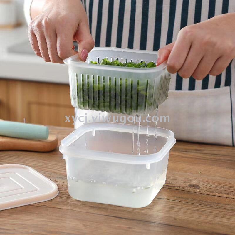 Fresh-keeping sealed draining box
