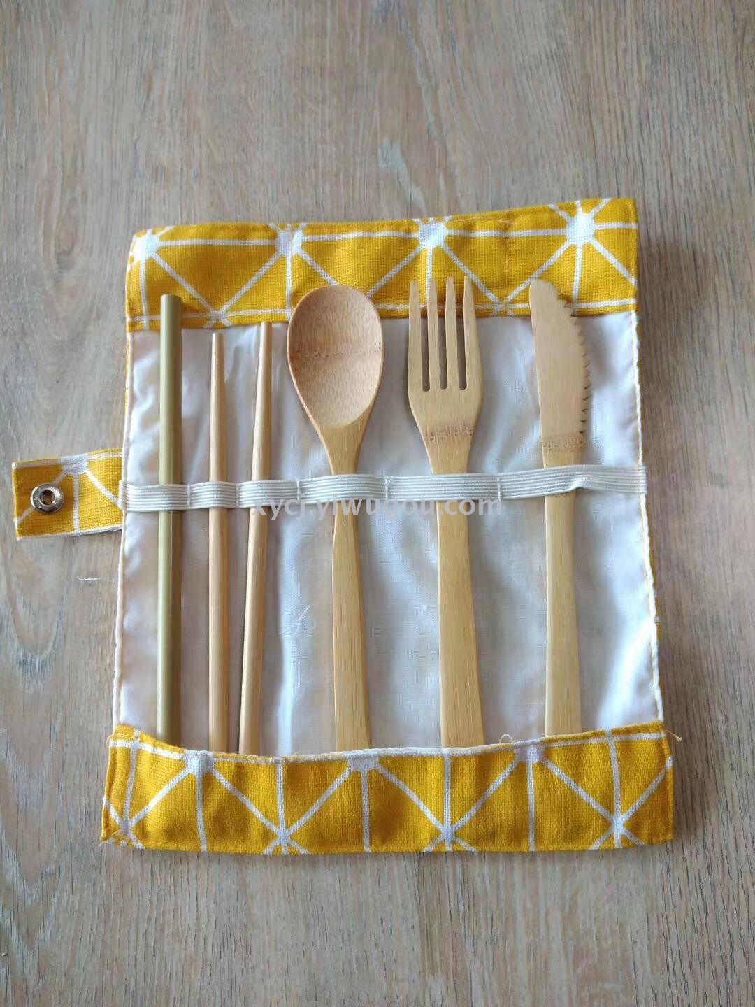 Bambú madera pala tenedor cuchara Item Picture