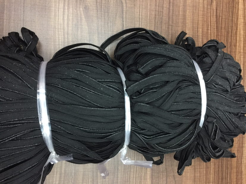 Black in-stock clothing and home textile accessories with a width of 1cm for both mother and child Application Scenario