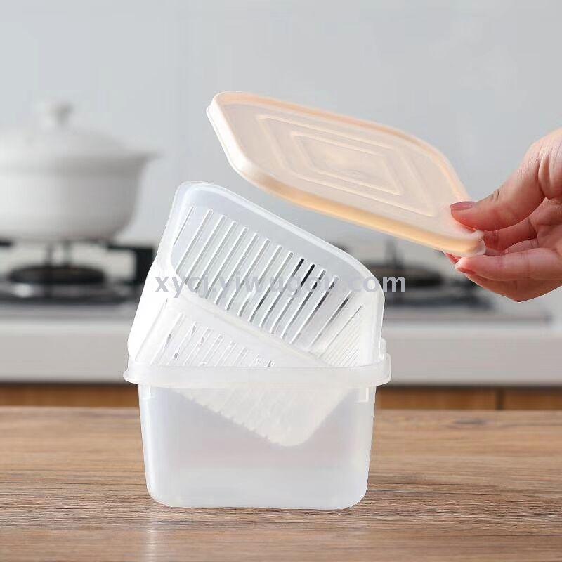 Fresh-keeping sealed draining box Item Picture