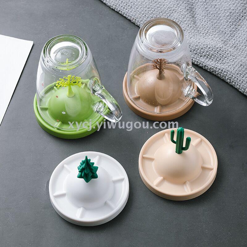 Plant-shaped coaster LIDS