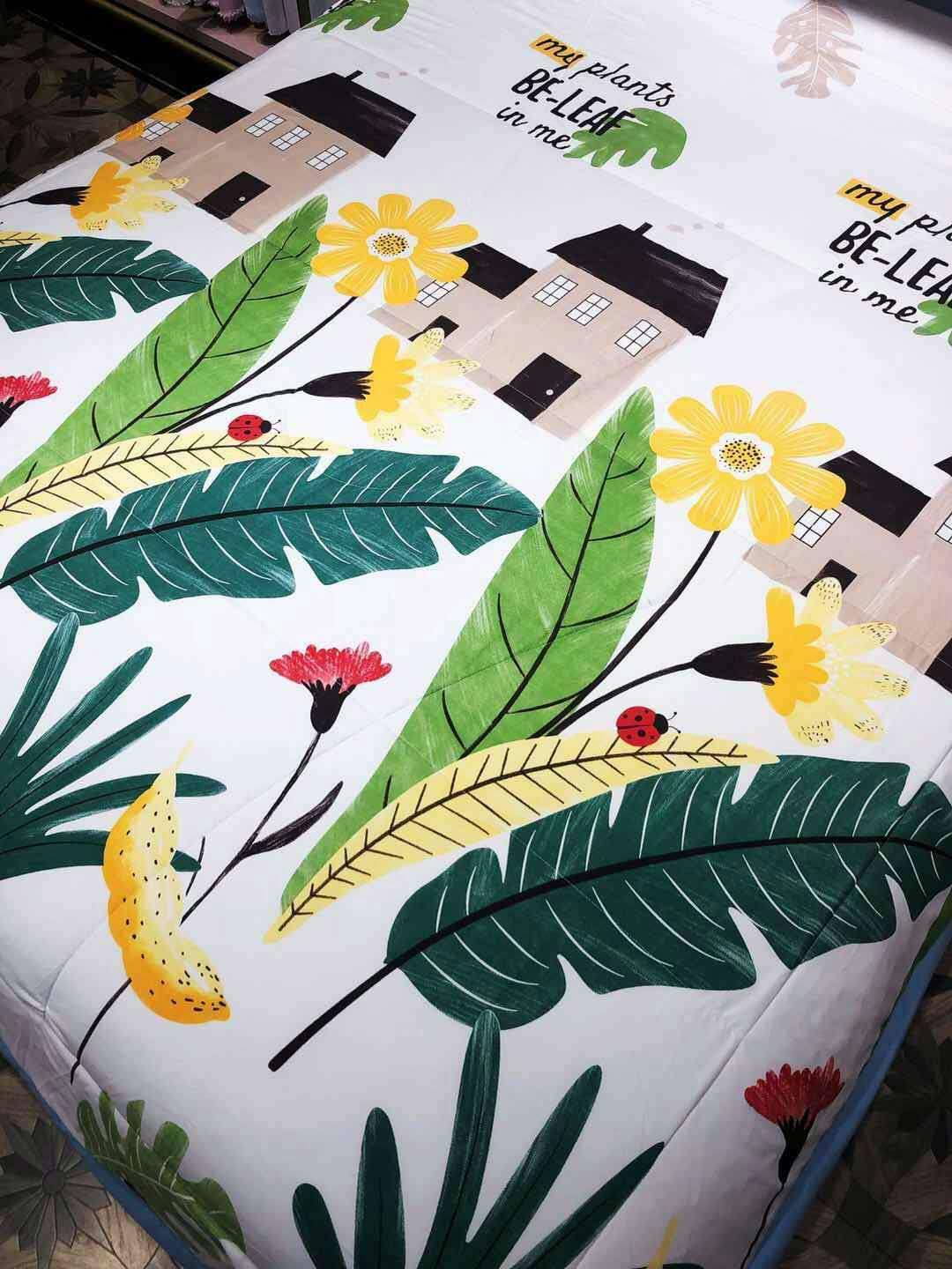 Wechat business national trend new cotton washed cotton summer cooling quilt, air conditioner quilt, summer thin quilt gift, one-piece consignment