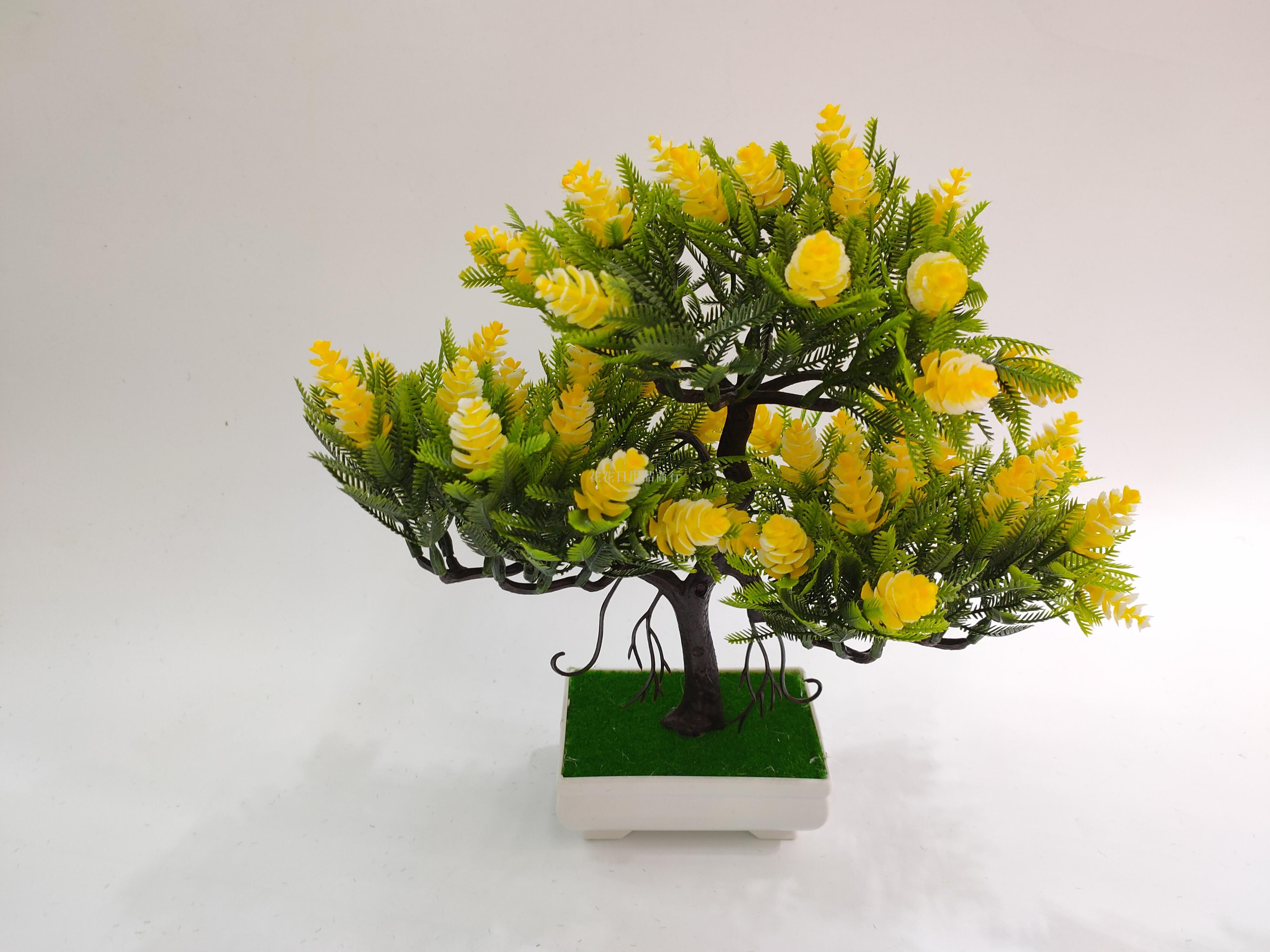 仿真盆栽实物图