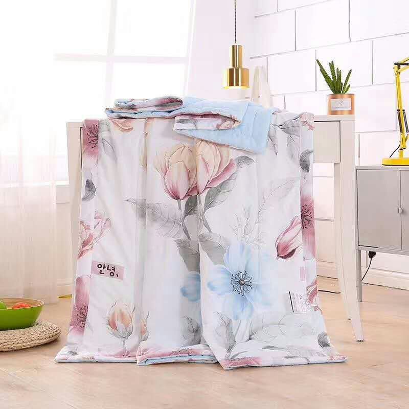 Wechat business national trend new cotton washed cotton summer cooling quilt, air conditioner quilt, summer thin quilt gift, one-piece consignment Specification image