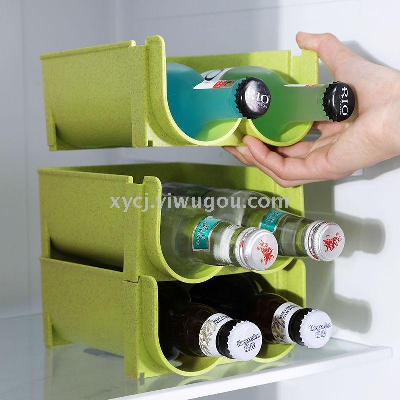 Stackable refrigerator, beer storage rack, drawer, can and beverage rack