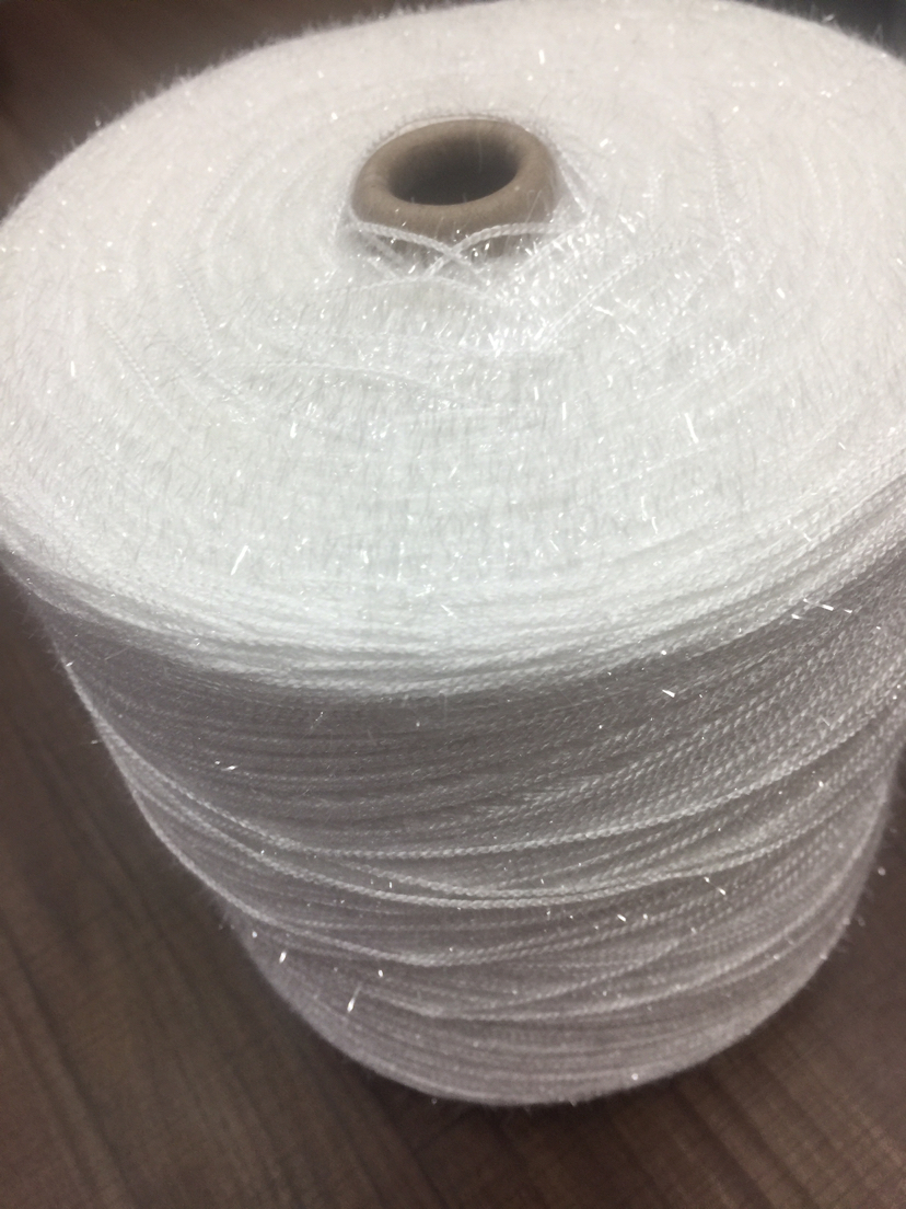 小蜈蚣纱0.7mm玻璃丝涤纶800D本白 漂白厂家直销