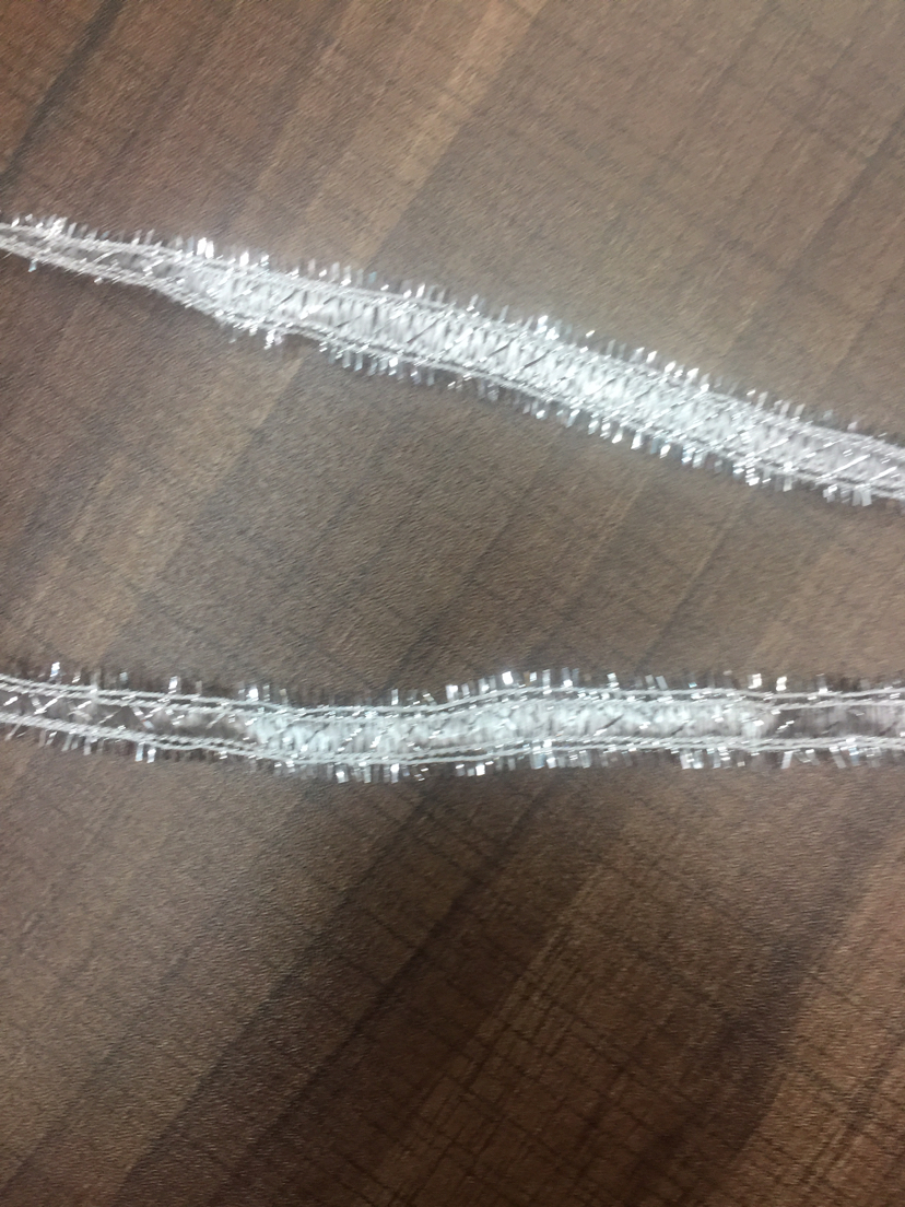 Direct sales of gold and silver wire lace from the manufacturer with stock available Item Picture