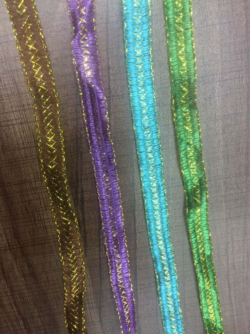 Direct sales of gold and silver wire lace from the manufacturer with stock available details Picture