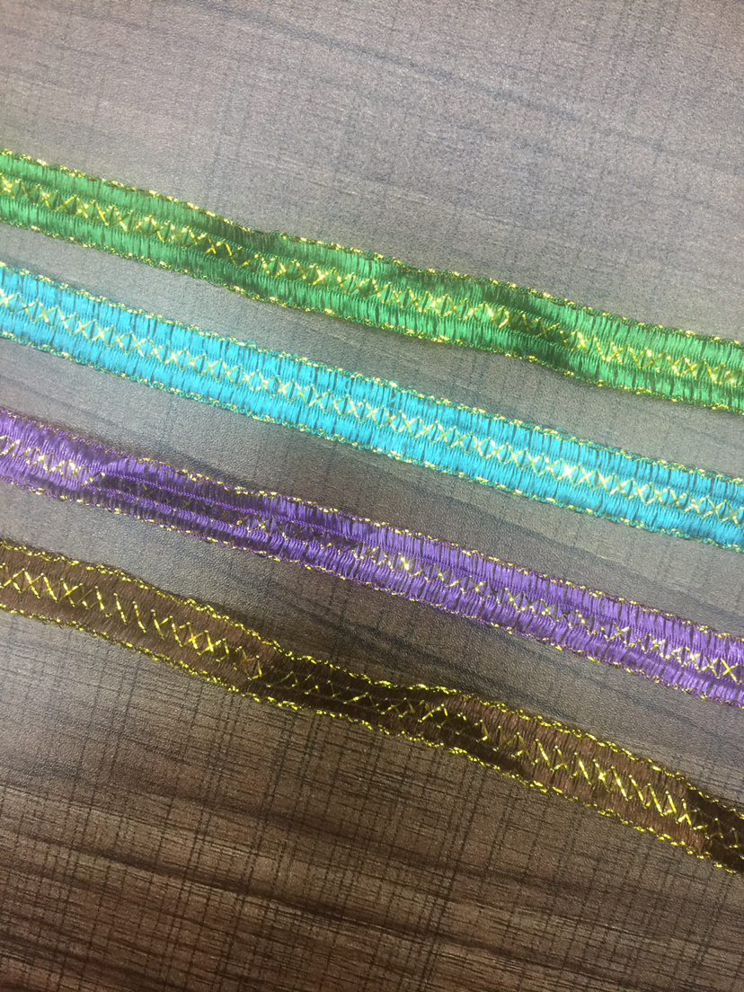 Direct sales of gold and silver wire lace from the manufacturer with stock available