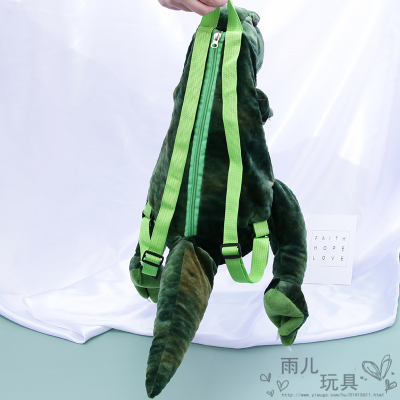 个性恐龙幼儿园儿童小背包创意霸王龙毛绒玩具男童女童双肩包书包详情图5