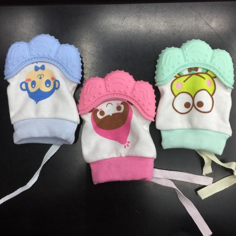 婴幼儿硅胶手套牙胶磨牙手套承接手套缝制工艺