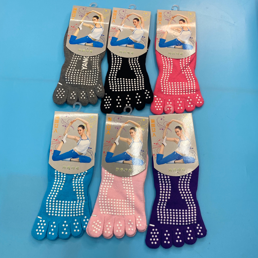 Street cotton yoga socks, floor socks, anti-slip socks, women's socks Item Picture
